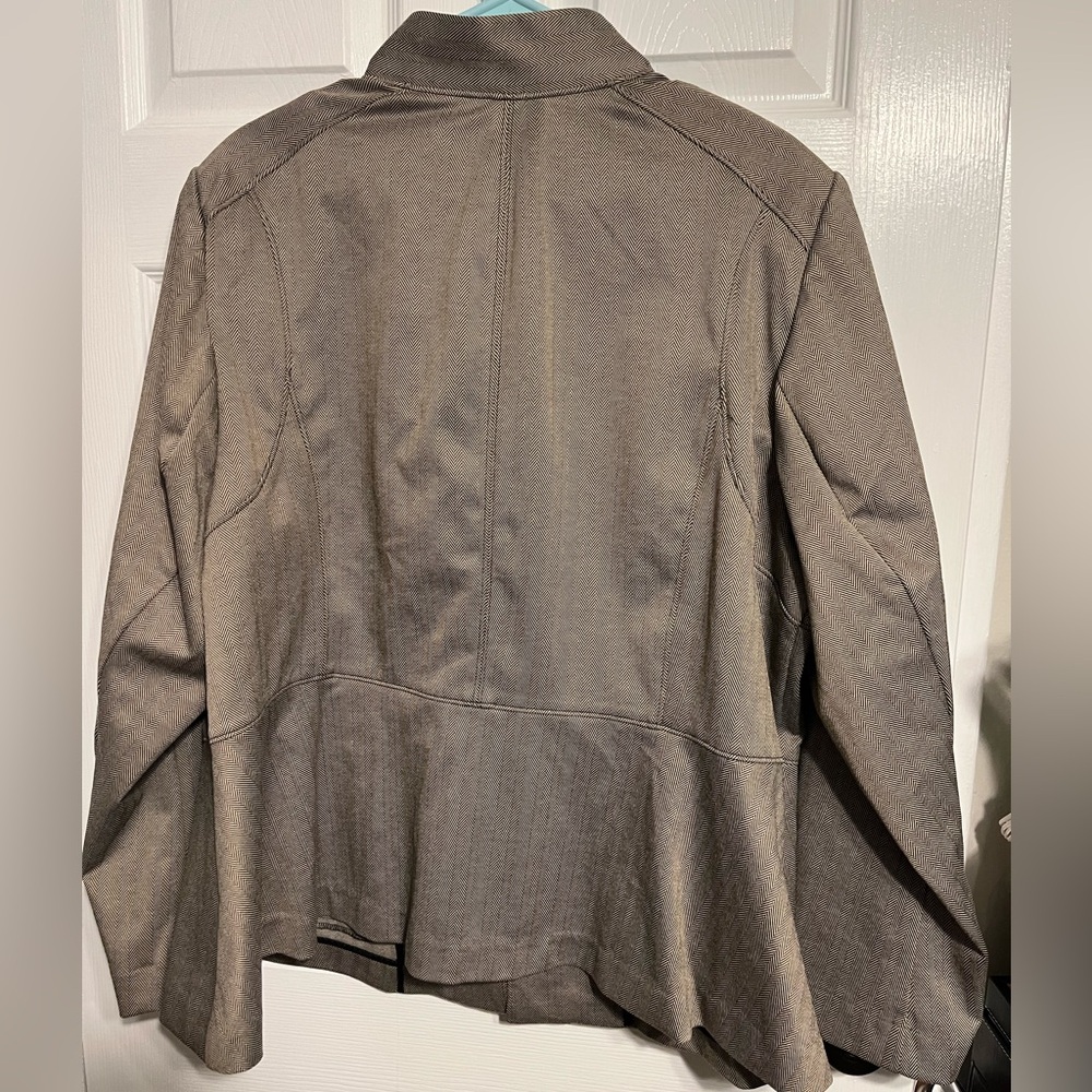 Lane Bryant Herringbone Blazer Sz 24 NWT - Picture 8 of 11